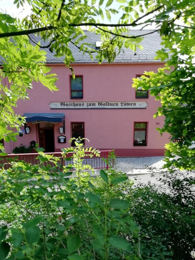 Gasthaus Goldner Loewe Saalburg Dış mekan fotoğraf
